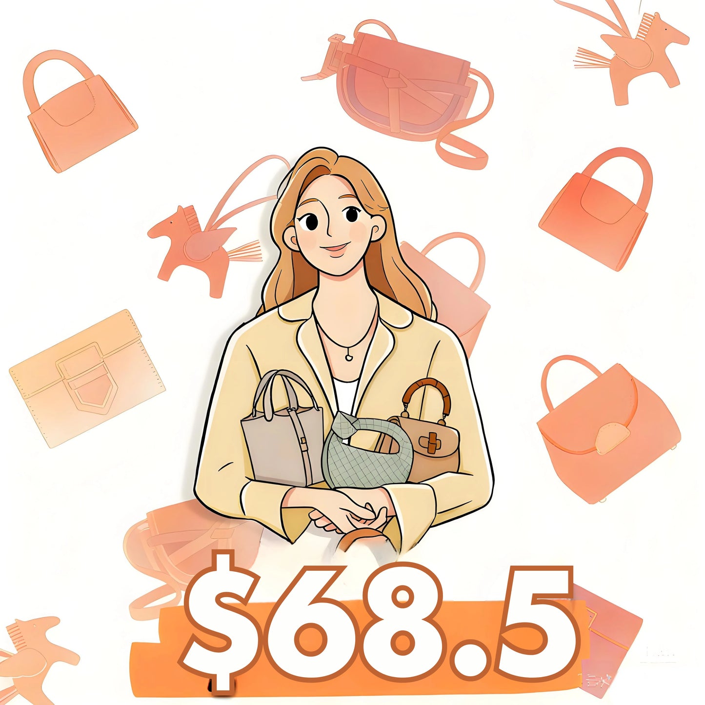 ⬛️NANABOSS🔷 single item Customized mini Bags