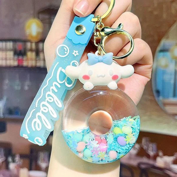 ⬛️NANABOSS🔷 Sanrio Liquid Donut Keychain