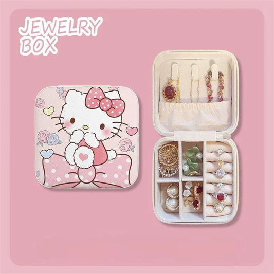 ⬛️NANABOSS🔷 Hello Kitty Mini Travel Jewelry Box
