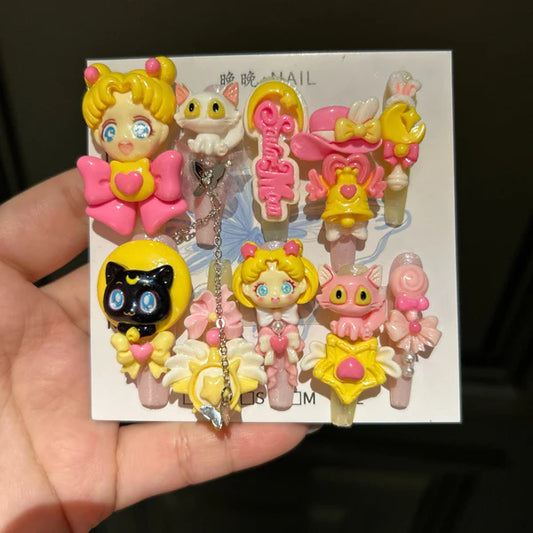 ⬛️NANABOSS🔷Sailor Moon Fantasy Nails