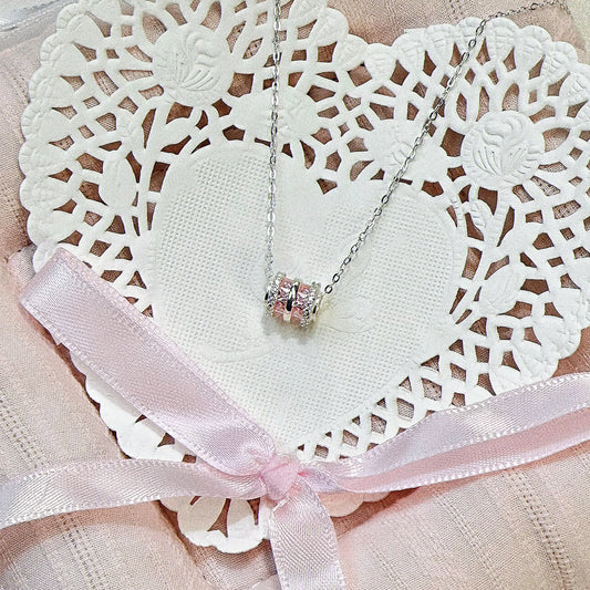 NaNa Boss | Stardream Pink S999 Sterling Silver Choker – Sweet & Versatile Collarbone Necklace