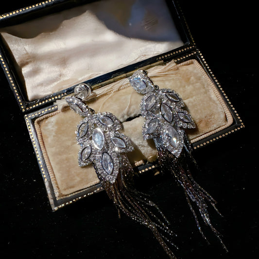 Nanaboss peacock wings earrings