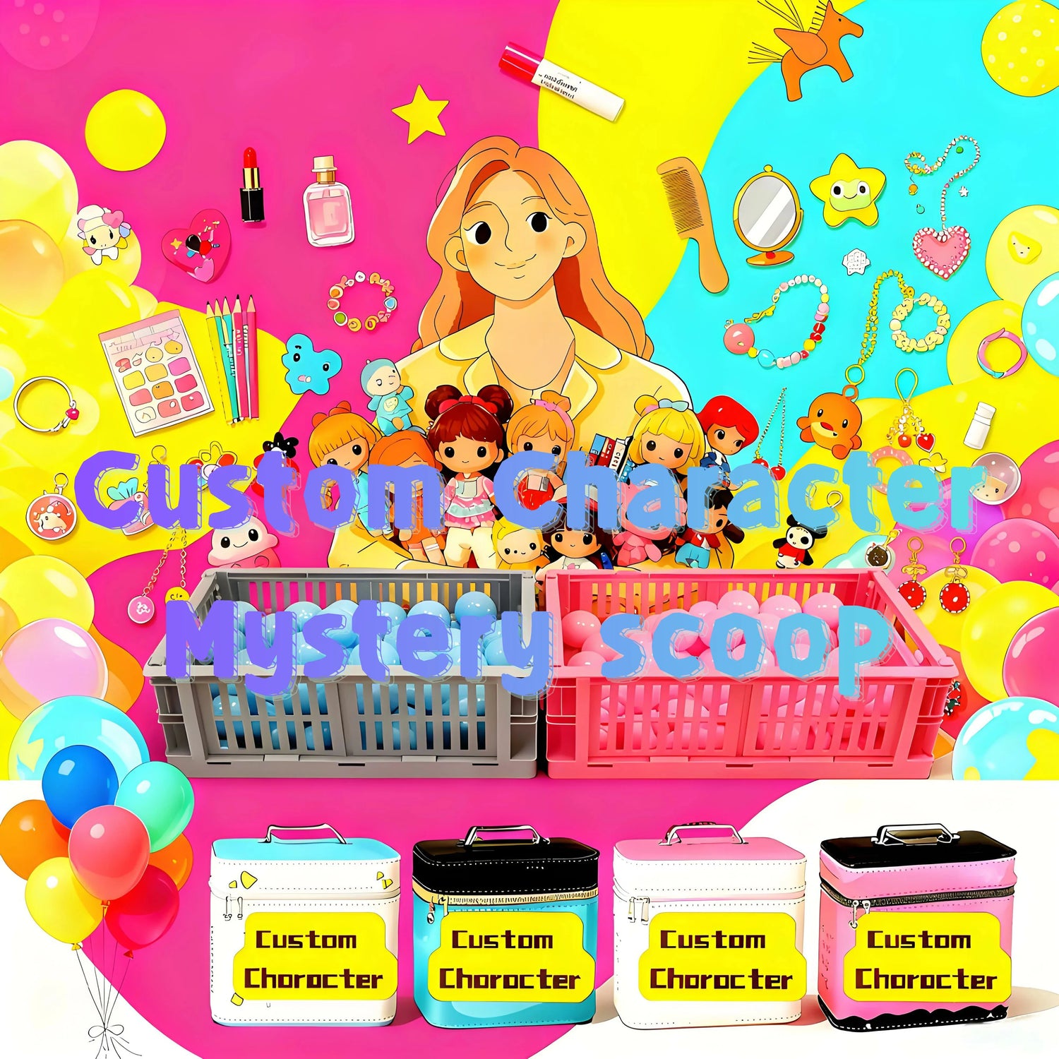 ⬛️NANABOSS🔷 Trendy Color Mystery Scoop | For the Aesthetic Lovers Who Adore Their Favorite Color