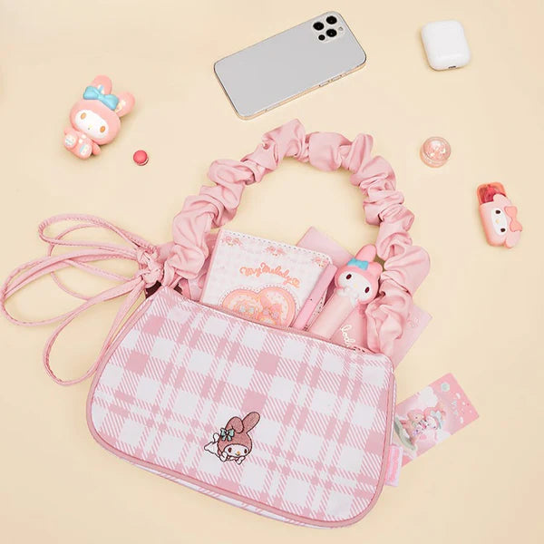 ⬛️NANABOSS🔷 Sanrio Gingham Ruffle Bag: Cute & Timeless