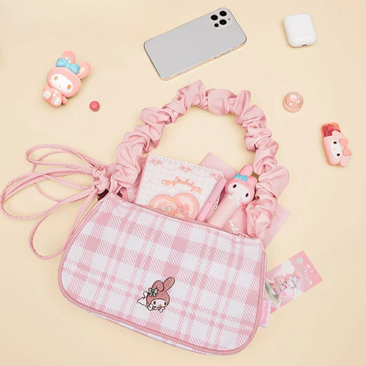 ⬛️NANABOSS🔷 Sanrio Gingham Ruffle Bag: Cute & Timeless
