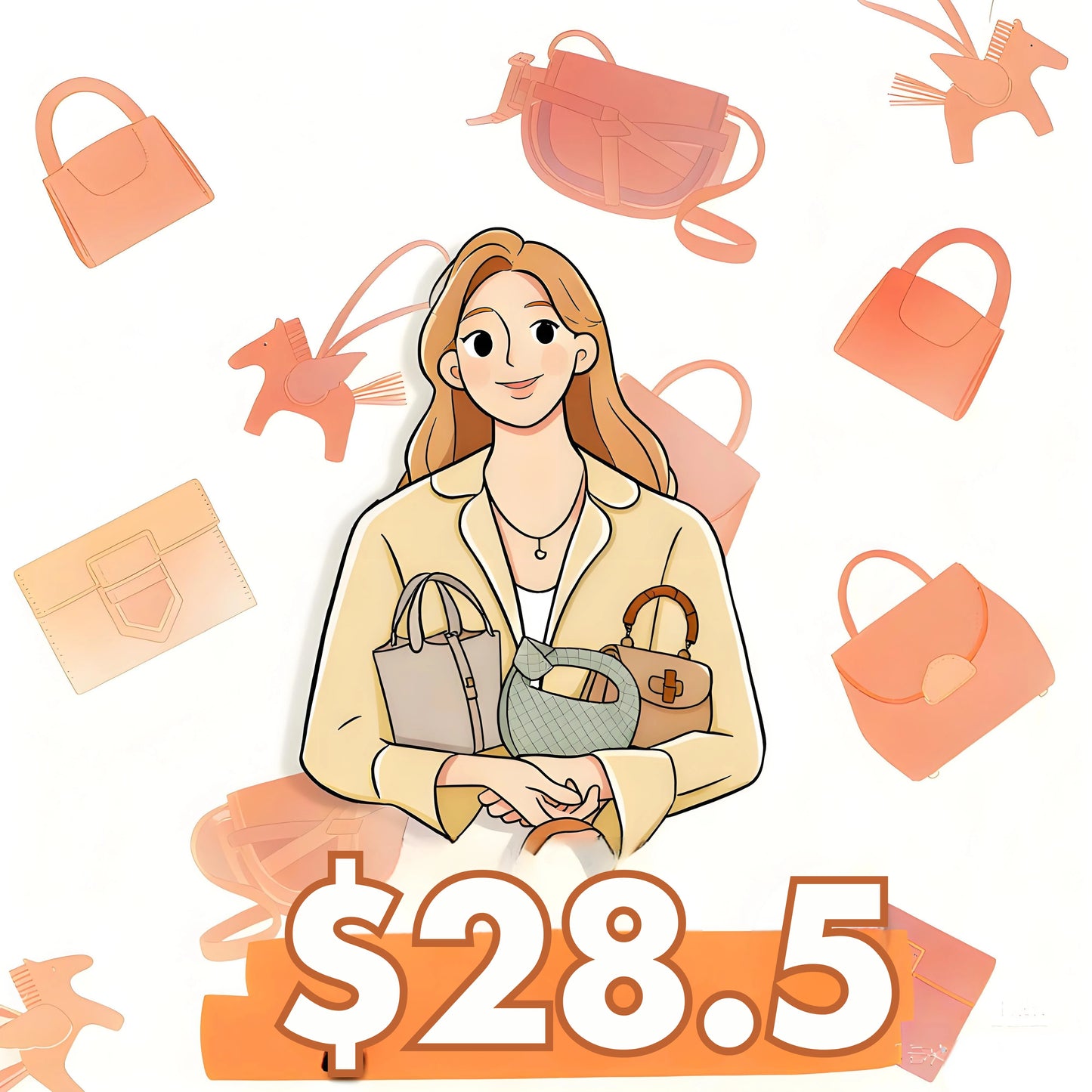 ⬛️NANABOSS🔷 single item Customized mini Bags