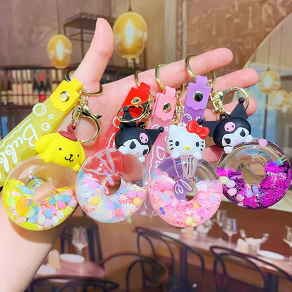 ⬛️NANABOSS🔷 Sanrio Liquid Donut Keychain