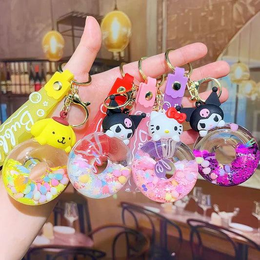 ⬛️NANABOSS🔷 Sanrio Liquid Donut Keychain