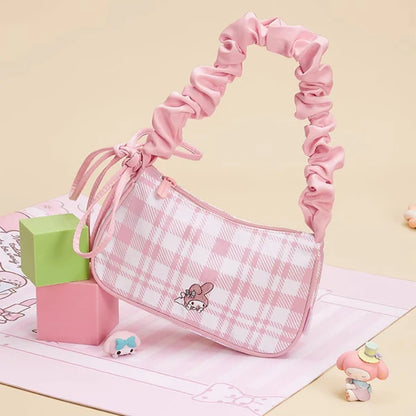 ⬛️NANABOSS🔷 Sanrio Gingham Ruffle Bag: Cute & Timeless