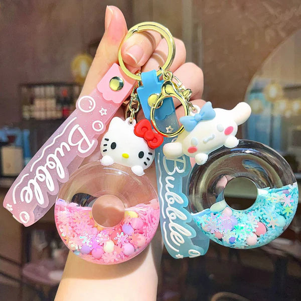 ⬛️NANABOSS🔷 Sanrio Liquid Donut Keychain
