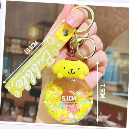 ⬛️NANABOSS🔷 Sanrio Liquid Donut Keychain