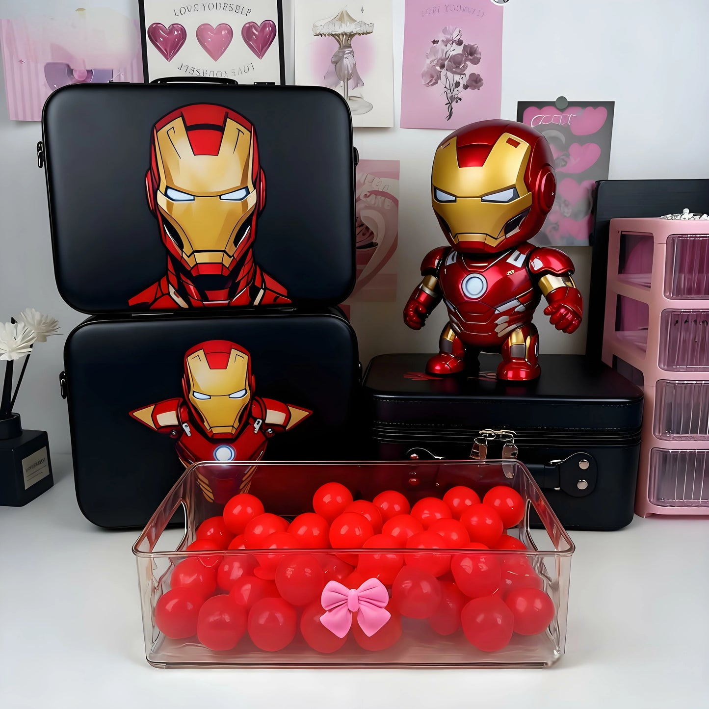 ⬛️NANABOSS🔷Iron Man-Style Mystery Scoop Random Cute Box