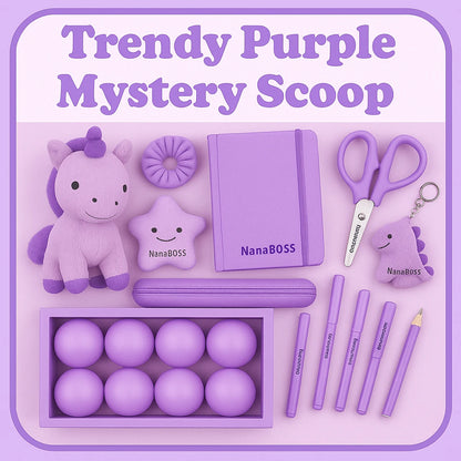 ⬛️NANABOSS🔷 Trendy Purple Mystery Scoop - Level Up Your Purple Game!