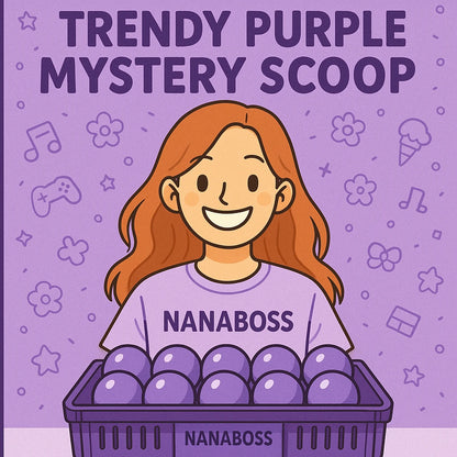 ⬛️NANABOSS🔷 Trendy Purple Mystery Scoop - Level Up Your Purple Game!