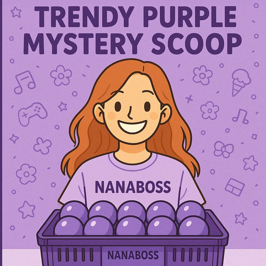 ⬛️NANABOSS🔷 Trendy Purple Mystery Scoop - Level Up Your Purple Game!