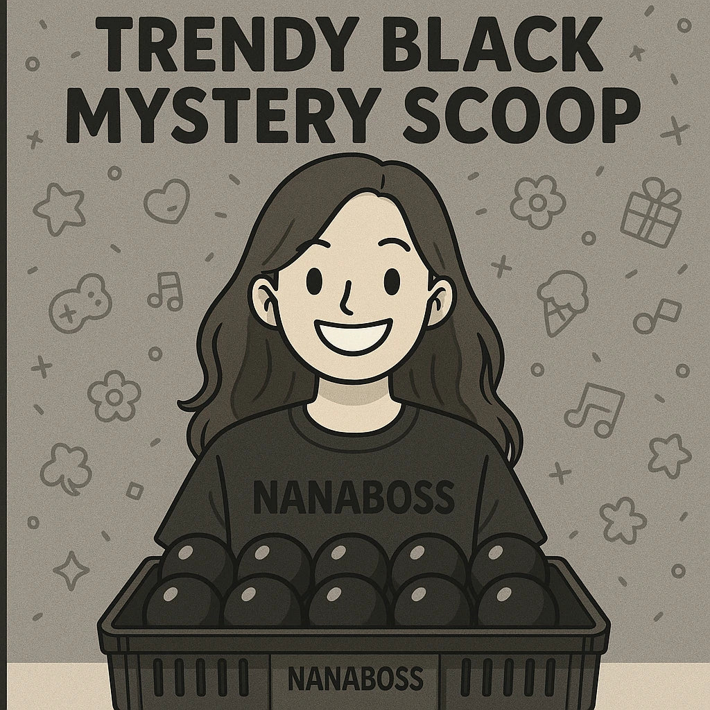 ⬛️NANABOSS🔷 Trendy Black Mystery Scoop - Level Up Your Black Game!
