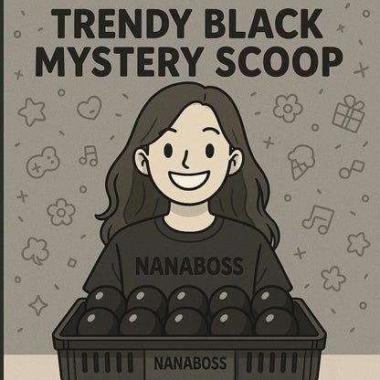 ⬛️NANABOSS🔷 Trendy Black Mystery Scoop - Level Up Your Black Game!