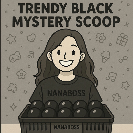 ⬛️NANABOSS🔷 Trendy Black Mystery Scoop - Level Up Your Black Game!