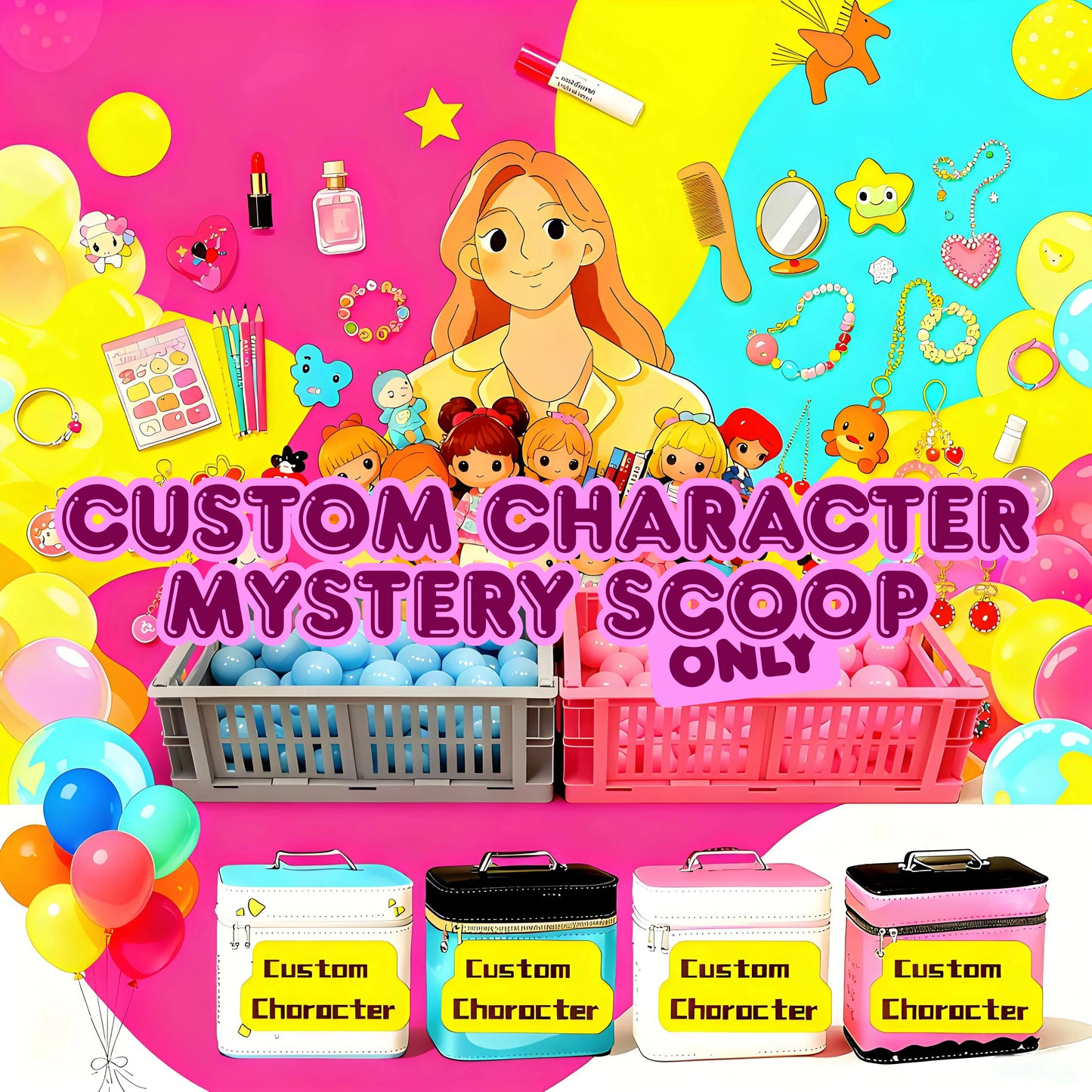 ⬛️NANABOSS🔷 Custom  Character（Shopping Cart Notes）