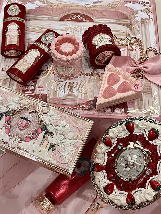 ⬛️NANABOSS🔷 Cupid Strawberry Cake Limited-Edition Makeup Gift Set (3 Free Gifts Included)