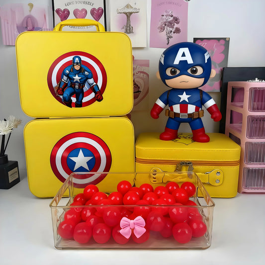 ⬛️NANABOSS🔷Captain America-Style Mystery Scoop Random Cute Box