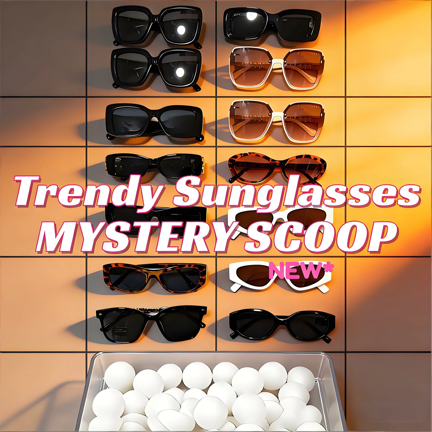 ⬛️NANABOSS🔷 Trendy Sunglasses Designer-Style Mystery Scoop
