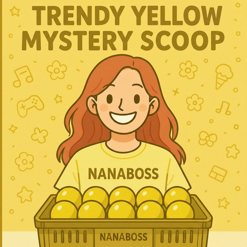 ⬛️NANABOSS🔷 Trendy Yellow Mystery Scoop - Level Up Your Yellow Game!